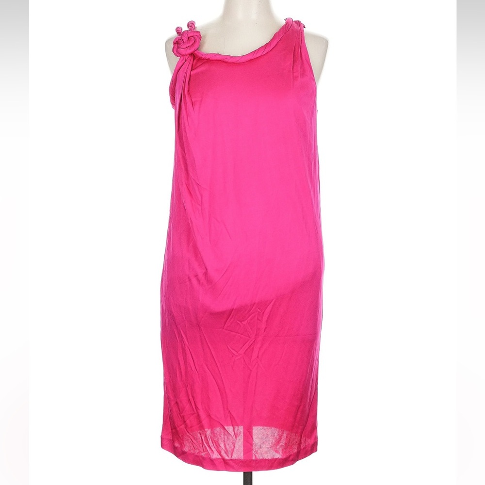 Robert Rodriguez Women’s Pink Fuchsia Braided Cocktail Dress Size 12 Large L